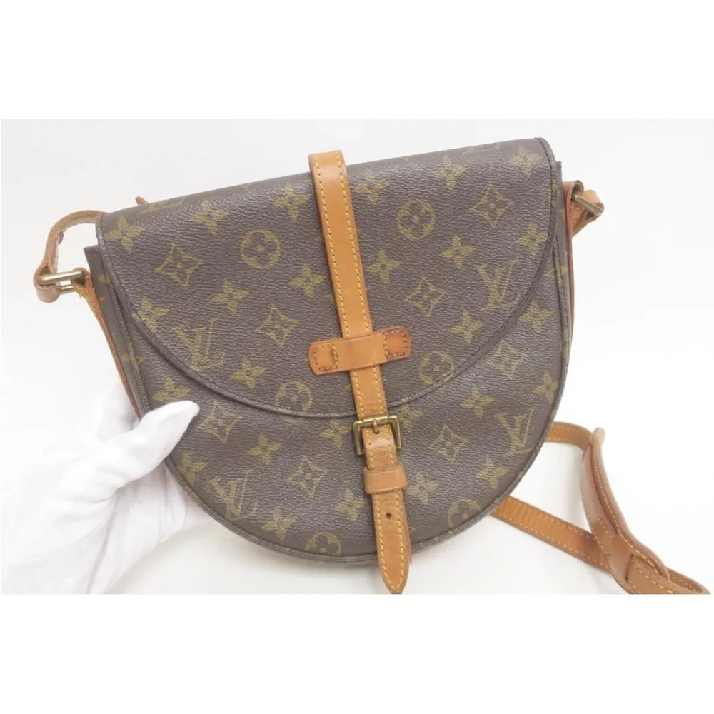 LOUIS VUITTON Chantilly MM Monogram Vintage Crossbody Shoulder Bag - Picture 3 of 15